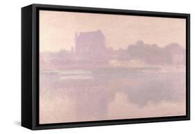 The Church of Vernon, Brouillard, 1894-Claude Monet-Framed Stretched Canvas