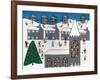 The Church of Winter Town-Gordon Barker-Framed Giclee Print