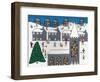 The Church of Winter Town-Gordon Barker-Framed Giclee Print