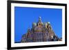 The Church on Spilled Blood Illuminated at Dusk, UNESCO World Heritage Site, St. Petersburg, Russia-Martin Child-Framed Photographic Print