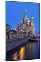 The Church on Spilled Blood, UNESCO Site, on Kanal Griboedova, St. Petersburg, Russia-Martin Child-Mounted Photographic Print