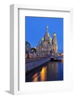 The Church on Spilled Blood, UNESCO Site, on Kanal Griboedova, St. Petersburg, Russia-Martin Child-Framed Photographic Print