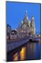 The Church on Spilled Blood, UNESCO Site, on Kanal Griboedova, St. Petersburg, Russia-Martin Child-Mounted Photographic Print