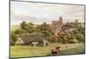 The Church on the Hill, Kersey, Suffolk-Alfred Robert Quinton-Mounted Giclee Print