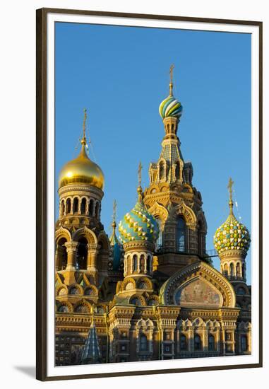 The Church on the Spilled Blood, UNESCO World Heritage Site, St. Petersburg, Russia, Europe-Miles Ertman-Framed Premium Photographic Print