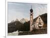 The Church St. John in Ranui, Geisler, Alto Adige, South Tyrol, Italy-Martin Zwick-Framed Photographic Print