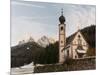 The Church St. John in Ranui, Geisler, Alto Adige, South Tyrol, Italy-Martin Zwick-Mounted Photographic Print