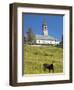 The church. Village Sappade, traditional alpine architecture in valley Val Biois, Italy.-Martin Zwick-Framed Photographic Print