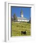 The church. Village Sappade, traditional alpine architecture in valley Val Biois, Italy.-Martin Zwick-Framed Photographic Print