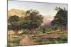 The Churchyard at Betws-Y-Coed, 1863-Benjamin Williams Leader-Mounted Giclee Print