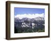 The Churfirsten Range, Near Wallenstadt and Wallensee, Swiss Alps, Switzerland-Walter Rawlings-Framed Photographic Print