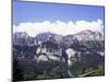 The Churfirsten Range, Near Wallenstadt and Wallensee, Swiss Alps, Switzerland-Walter Rawlings-Mounted Photographic Print