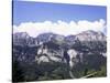 The Churfirsten Range, Near Wallenstadt and Wallensee, Swiss Alps, Switzerland-Walter Rawlings-Stretched Canvas