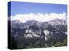 The Churfirsten Range, Near Wallenstadt and Wallensee, Swiss Alps, Switzerland-Walter Rawlings-Stretched Canvas