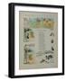 The Cicada and the Ant, from the 'Fables' by Jean de la Fontaine-Benjamin Rabier-Framed Giclee Print