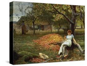 The Cider Orchard, 1848-1910-Robert Walker Macbeth-Stretched Canvas