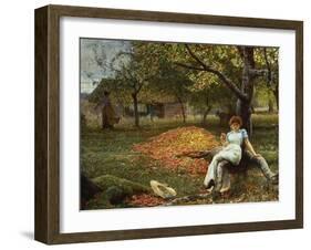 The Cider Orchard, 1848-1910-Robert Walker Macbeth-Framed Giclee Print