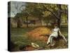 The Cider Orchard, 1848-1910-Robert Walker Macbeth-Stretched Canvas