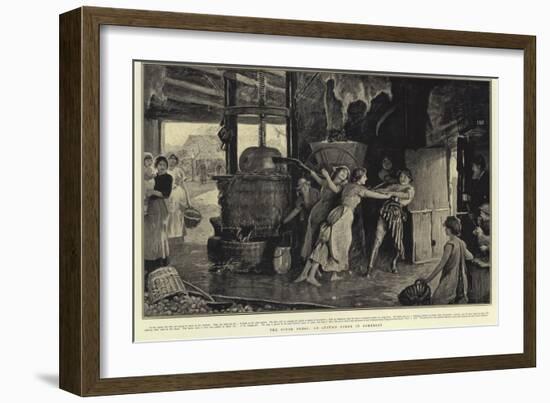 The Cider Press, an Autumn Scene in Somerset-Robert Walker Macbeth-Framed Giclee Print