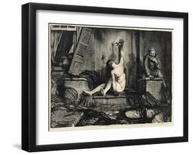 The Cigarette, from 'The War' Series, 1918-George Wesley Bellows-Framed Giclee Print