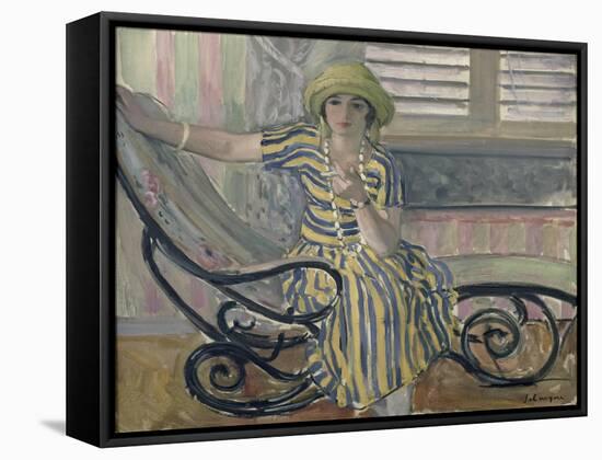 The Cigarette-Henri Lebasque-Framed Stretched Canvas