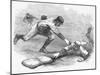 The Cincinnati Red Stockings in Action in 1870-null-Mounted Giclee Print