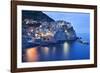 The Cinque Terre Village of Manarola at Dusk-Mark Sunderland-Framed Photographic Print