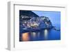 The Cinque Terre Village of Manarola at Dusk-Mark Sunderland-Framed Photographic Print