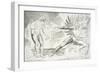 The Circle of the Corrupt Officials: the Devils Tormenting Ciampolo Inferno-William Blake-Framed Giclee Print