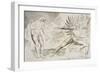 The Circle of the Corrupt Officials: the Devils Tormenting Ciampolo Inferno-William Blake-Framed Giclee Print