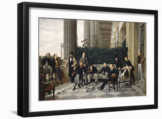 The Circle of the Rue Royale, 1868-James Jacques Joseph Tissot-Framed Giclee Print