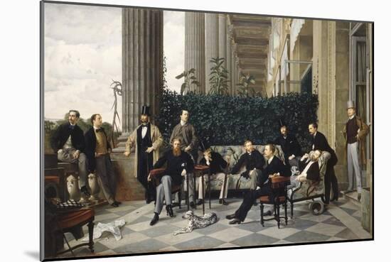 The Circle of the Rue Royale, 1868-James Jacques Joseph Tissot-Mounted Giclee Print