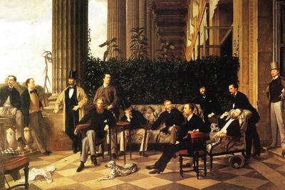 The Circle of the Rue Royale Wall Art Poster Print James Tissot