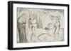 The Circle of the Thieves: Buoso Donati Attacked by the Serpent-William Blake-Framed Giclee Print