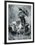 The Circuit Rider, Illustration from 'Harper's Weekly', 12th October 1867-Alfred Rudolf Waud-Framed Giclee Print