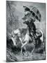 The Circuit Rider, Illustration from 'Harper's Weekly', 12th October 1867-Alfred Rudolf Waud-Mounted Giclee Print