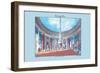 The Circular Room, Carlton House-C. Wild-Framed Art Print