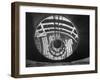 The Circular Tower in the Paris Opera Housing the Chandelier When It is Brought Up-Walter Sanders-Framed Photographic Print