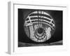 The Circular Tower in the Paris Opera Housing the Chandelier When It is Brought Up-Walter Sanders-Framed Photographic Print