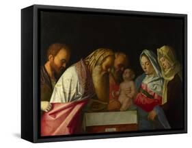 The Circumcision, C. 1500-Giovanni Bellini-Framed Stretched Canvas