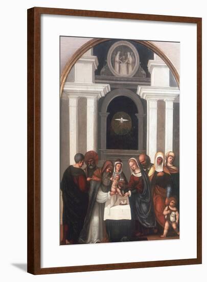 The Circumcision, Early 16th Century-Lodovico Mazzolini-Framed Giclee Print