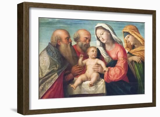 The Circumcision of Jesus-Francesco Bissolo-Framed Giclee Print