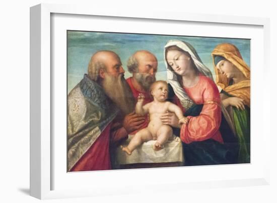 The Circumcision of Jesus-Francesco Bissolo-Framed Giclee Print