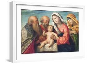 The Circumcision of Jesus-Francesco Bissolo-Framed Giclee Print