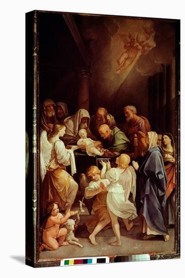 The Circumcision (Painting, 1635-1640)-Guido Reni-Stretched Canvas