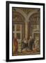 The Circumcision (Trittico Degli Uffizi (Uffizi Tryptic), Right Pane), Ca 1463-1464-Andrea Mantegna-Framed Giclee Print