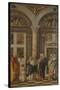 The Circumcision (Trittico Degli Uffizi (Uffizi Tryptic), Right Pane), Ca 1463-1464-Andrea Mantegna-Stretched Canvas