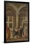 The Circumcision (Trittico Degli Uffizi (Uffizi Tryptic), Right Pane), Ca 1463-1464-Andrea Mantegna-Framed Giclee Print