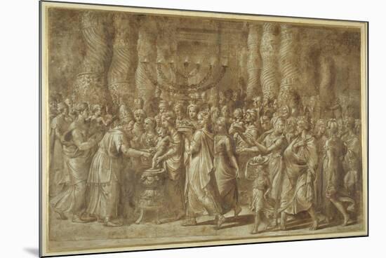 The Circumcision-Giulio Romano-Mounted Premium Giclee Print