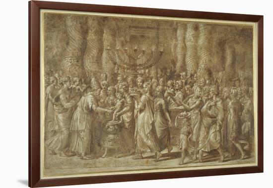 The Circumcision-Giulio Romano-Framed Giclee Print